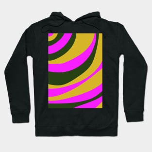 Curved stripes V Hoodie